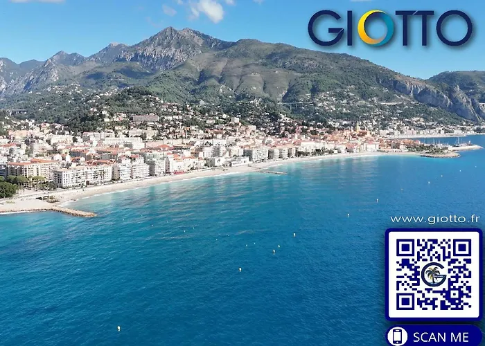 Climatise, Calme, Centre Menton, Terrasse - Fr-1-196-335 Διαμέρισμα Μεντόν